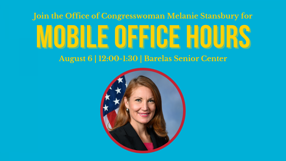 Mobile Office Hours Congresswoman Melanie Stansbury Representing